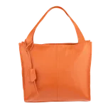 NovaKabelka.cz Kožená italská kabelka Michaela Arancia