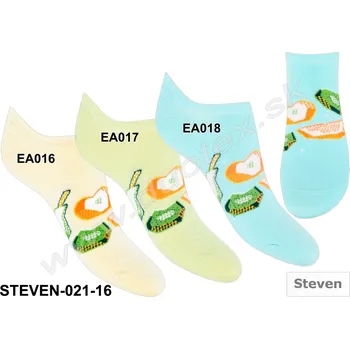 Dámské ponožky STEVEN Kotníkové ponožky Steven-021-016 Barva: EA016-sv.žltá, Velikost: 35-37(23-24)