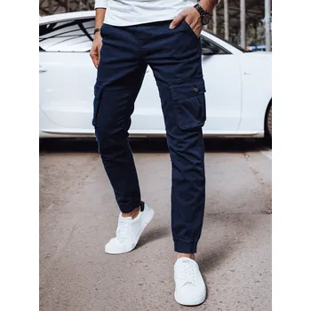 Pánské kalhoty Dstreet Pánské kalhoty jogger DSTREET TMAVĚ MODRÁ XL