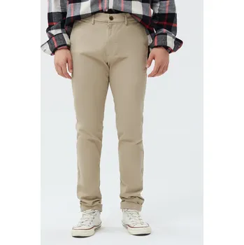 Pánské kalhoty GAP Basic GAP krémová 1586562