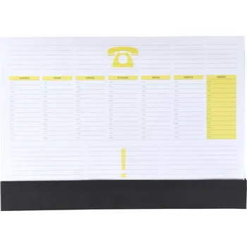 Zápisník Stolní mapa A3 černé plátno, 30 listů