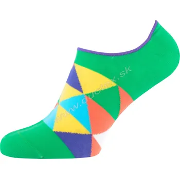 Dámské ponožky MORE Kotníkové ponožky More-098-20 Barva: 21-zelená, Velikost: 43-46(29-30)