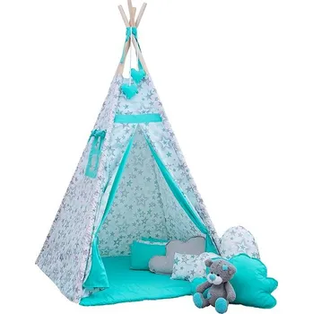 Hra na zahradu BabyTýpka teepee Sky mentol