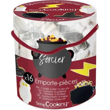 Forma na pečení Sada vykrajovátek Halloween - 16 ks Scrapcooking