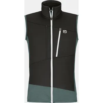 Pánská vesta Ortovox Fleece Grid Vest M Barva: Dark Arctic Grey, Velikost: S