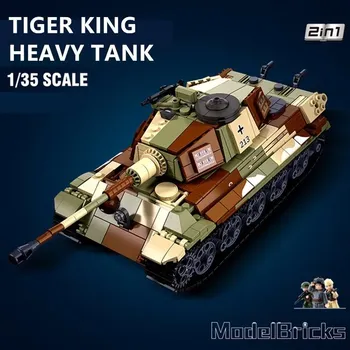 ostatní stavebnice Tiger King tank stavebnice 930 dílků vzdělávací | styl lego