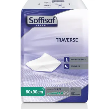 Inkontinenční podložka Jednorázové inkontinenční podložky, 15ks/bal Rozměry: 60 x 60 cm