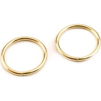 Kroužek Ø25 mm, barva 2 zlatá světlá