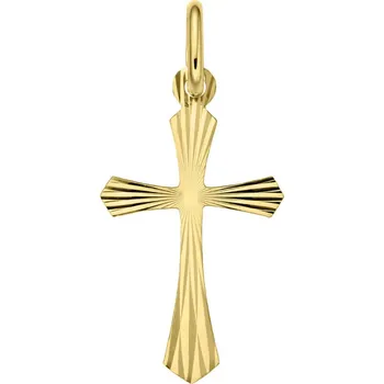 Přívěsek Bealio Zlatý přívěsek KŘÍŽ 22 mm 04-00042-2392
