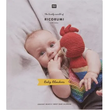 kreativní sada Rico Design Kniha návodů na háčkování Ricorumi Muchláčci anglická verze