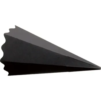 Svatební dekorace AUREDNIK Kornout černý d.21 cm - 10 ks kartonový výřez tvar k dekoraci