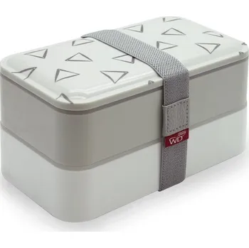 Svačinový box Svačinový box Triangles šedá