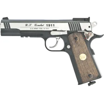 Airsoftová zbraň Airsoft Pistole Win Gun U.S. Combat 1911 wood AGCO2