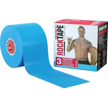 RockTape H2O extra silné lepidlo 5 cm x 5 m, modrý