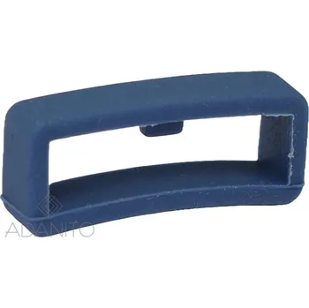 Řemínek na hodinky Silikonové poutko s pojistkou k řemínku na hodinky 20 mm modré