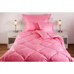 JAN Peří Přikrývka (deka) z poloprachového peří 40/60 - růžová 140x210 cm