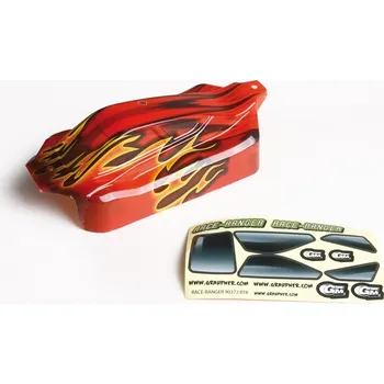 RC náhradní díl GM RACING Buggy karoserie, červená - expresní doprava