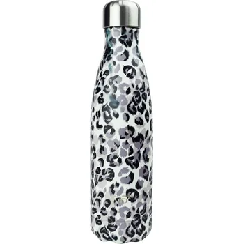 Láhev Cestovní lahev Leopard bílá, černá