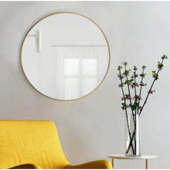 Zrcadlo Baltica Design Tiny Border Round zrcadlo 60x60 cm kulatý zlatá 5904107904399