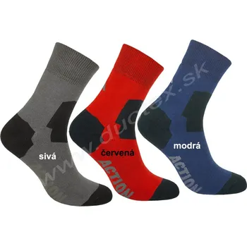 Dámské ponožky DUOTEX Froté ponožky Tremon-2 Barva: Modrá, Velikost: 39-41(26-27)