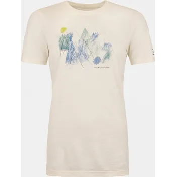 Dámské tričko Ortovox dámské merino triko 140 Cool Mtn Playground Ts W Barva: non dyed, Velikost: M