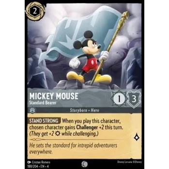 Sběratelská karetní hra URS 188/204 Mickey Mouse - Standard Bearer Verze: NORMAL, Stav Produktu: Near Mint