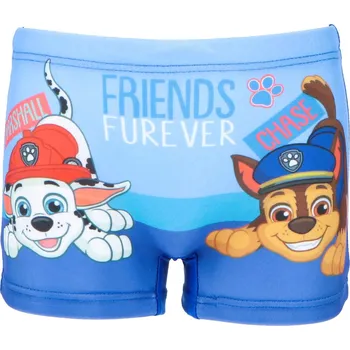 Chlapecké plavky UNITED LABELS Plavky TLAPKOVÁ PATROLA boxerky modré, vel. 98/104
