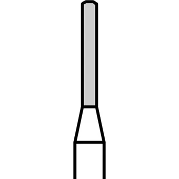 Brusný kotouč diamantový vrtáček | válec, oblé hrany (L=6 mm)