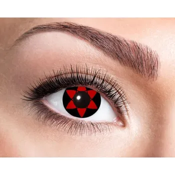 Kontaktní čočky Certifikované tříměsíční barevné kontaktní čočky nedioptrické, Sasukes Mangekyu 84109541.m77