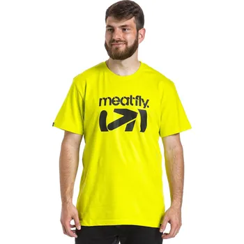 tričko Meatfly Podium - Safety Yellow L