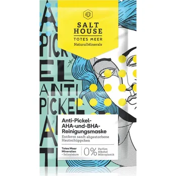 Pleťová maska Salt House Natural Minerals Anti-pimple AHA and BHA Cleansing Mask čisticí maska 2x6 ml