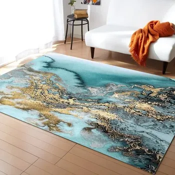 Koberec Koberec do obýváku s mramorovým vzorem - 3,40 x 120 cm 16 x 47 palců