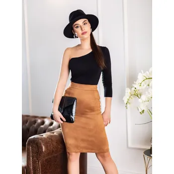 Dámská sukně Dámská pouzdrová sukně VSB ELLA camel , VELIKOST XL