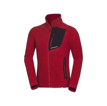 Pánská mikina Northfinder Bellamy darkred XXL; Červená mikina + DÁREK DLE VÝBĚRU!