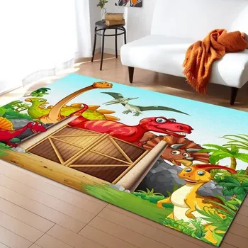 Koberec Koberec do dětského pokoje s dinosaury - 9,160 x 200 cm 63 x 79 palců
