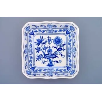 Český porcelán, a.s., Dubí Mísa salátová čtyřhranná 24 cm, cibulák, Český porcelán