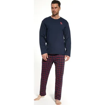 Pánské pyžamo Pánské pyžamo Cornette Winter 124/209 Barva: Modrá, Velikost: M