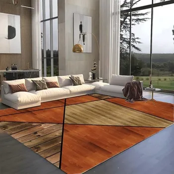 Koberec Moderní luxusní koberce do obýváku a ložnice | koberec s geometrickými tvary - 4,100 x 150 cm 39 x 59 palců