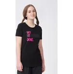 Dívčí tričko Get it done - černá 140