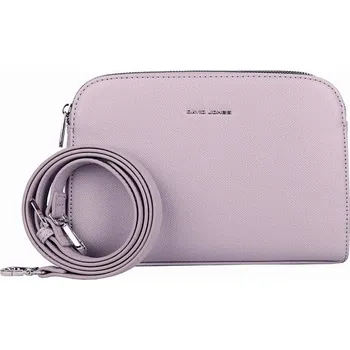 Kabelka Malá pevná tříoddílová crossbody kabelka David Jones CM6793F světlefialová