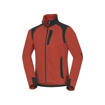 Dámská mikina Northfinder Tribec redblack XL; Červená mikina + DÁREK DLE VÝBĚRU!