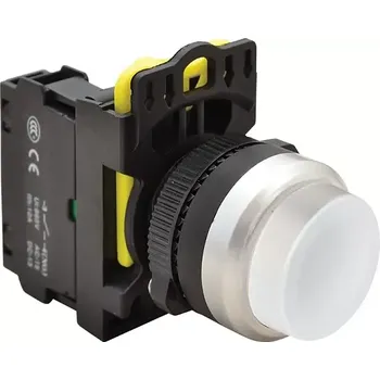 tlačítko Tracon NYK3-HW Vystouplý tlačítkový spínač bílý 1×NO, 5A/230V AC-15, IP42 (Tracon NYK3-HW)