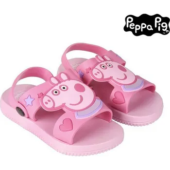 Dámské tričko InnovaGoods Dětské plážové sandály Peppa Pig Růžová Velikost: 25