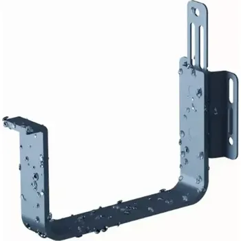 okap SATJAM Niagara Kwadra Žlabový hák 125 COMBI RAL 7016 antracit