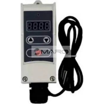 Thermis Termostat digitální příložný THDP, rozsah 5 - 80 °C, ± 1,5 °C, IP 40, THDP