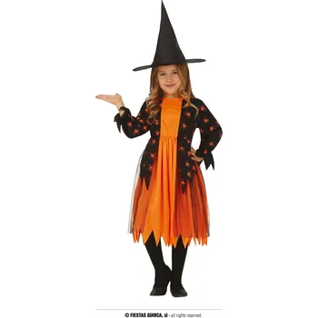 Karnevalový kostým Guirca Pavoučí čarodějnice dětský kostým Velikost: 7 – 9 let