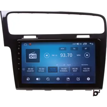 GPS navigace Autorádio pro VW Golf 7 s 10,1" LCD, Android, WI-FI, GPS, Carplay, Bluetooth, 2x USB, 4G