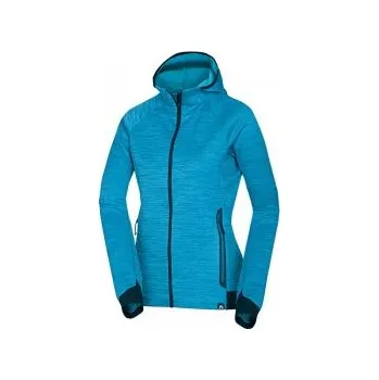 Dámská mikina Northfinder Pauline bluemelange S; Modrá mikina + DÁREK DLE VÝBĚRU!