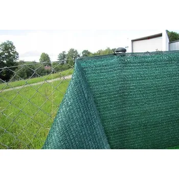zahradní zástěna Zelená stínící tkanina, stínivost 100%, SuperPloteS100%,1,5x20m