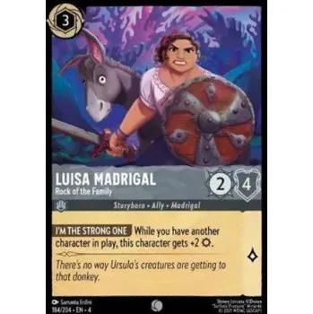 Sběratelská karetní hra URS 184/204 Luisa Madrigal - Rock of the Family Verze: NORMAL, Stav Produktu: Near Mint